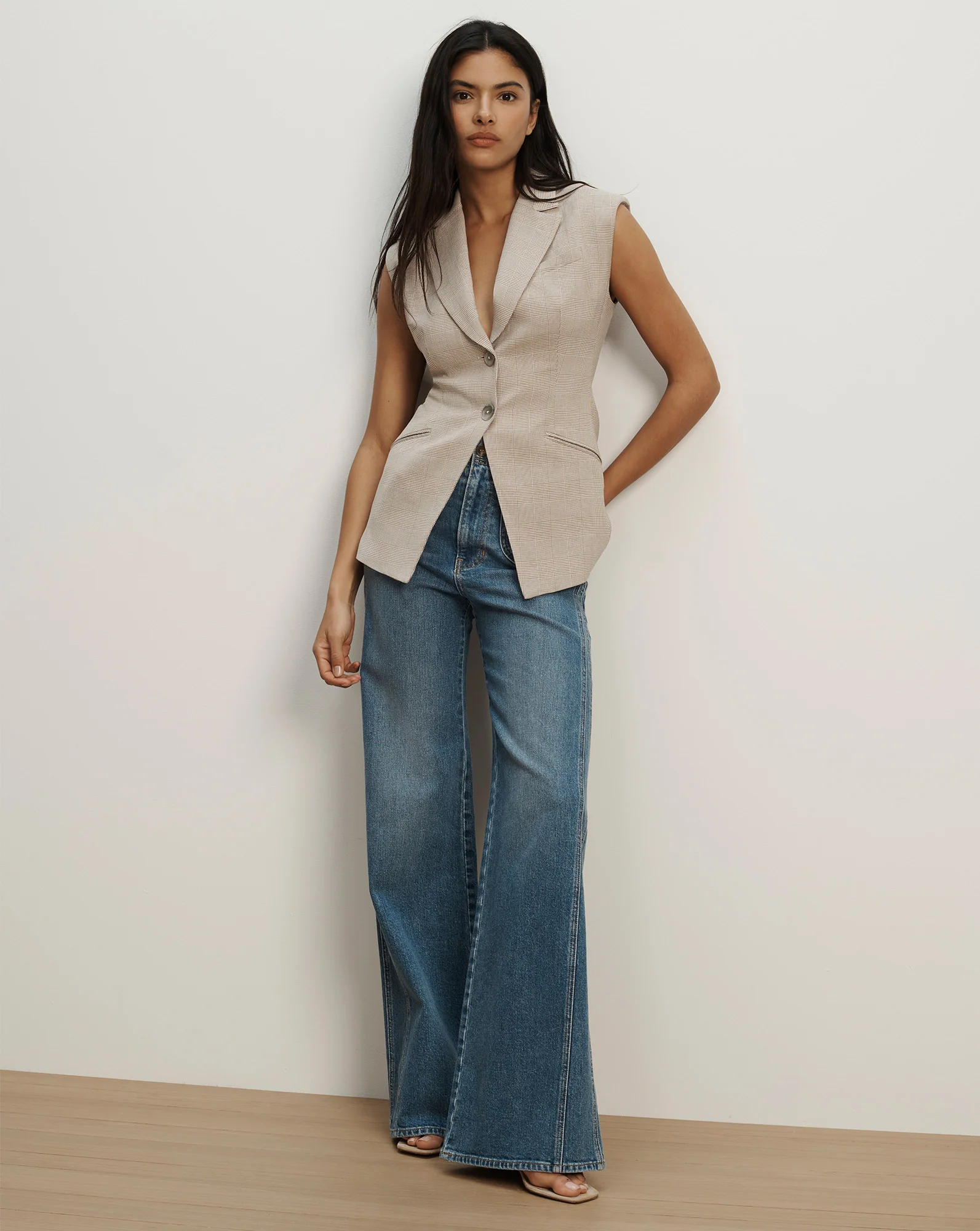 Sorenne Plaid Vest - Image 2