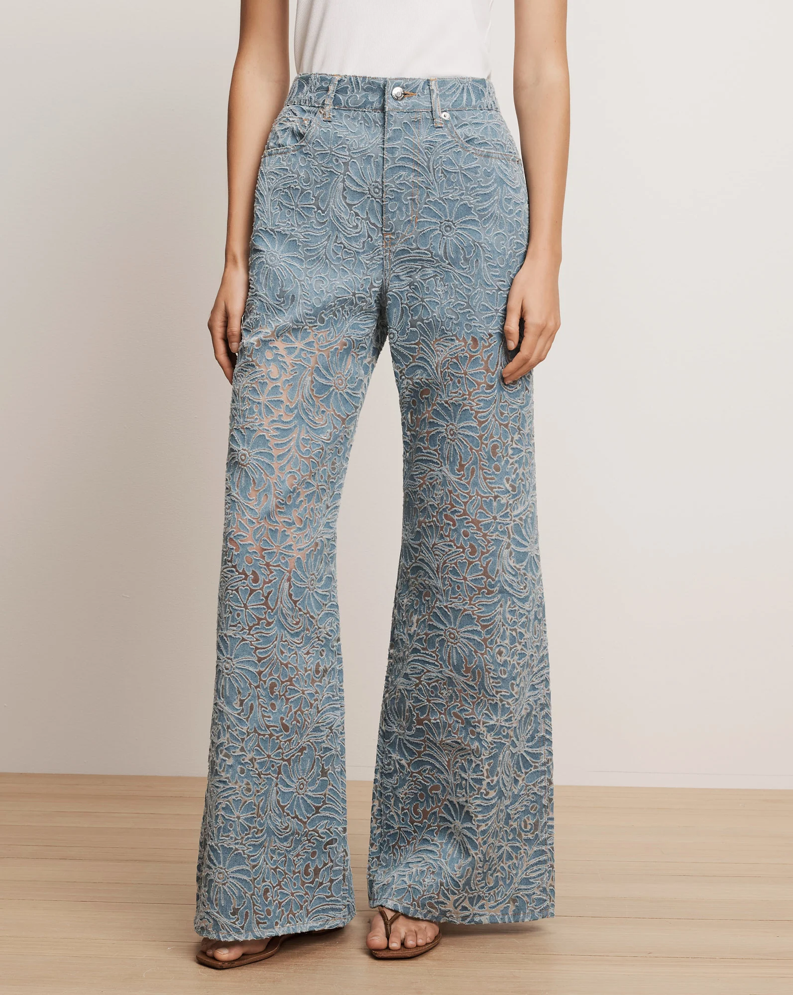 Taylor Burnout Wide-Leg Jean - Image 2