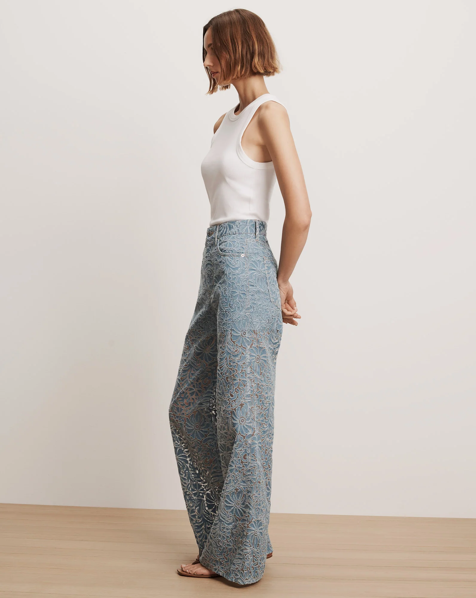 Taylor Burnout Wide-Leg Jean - Image 3