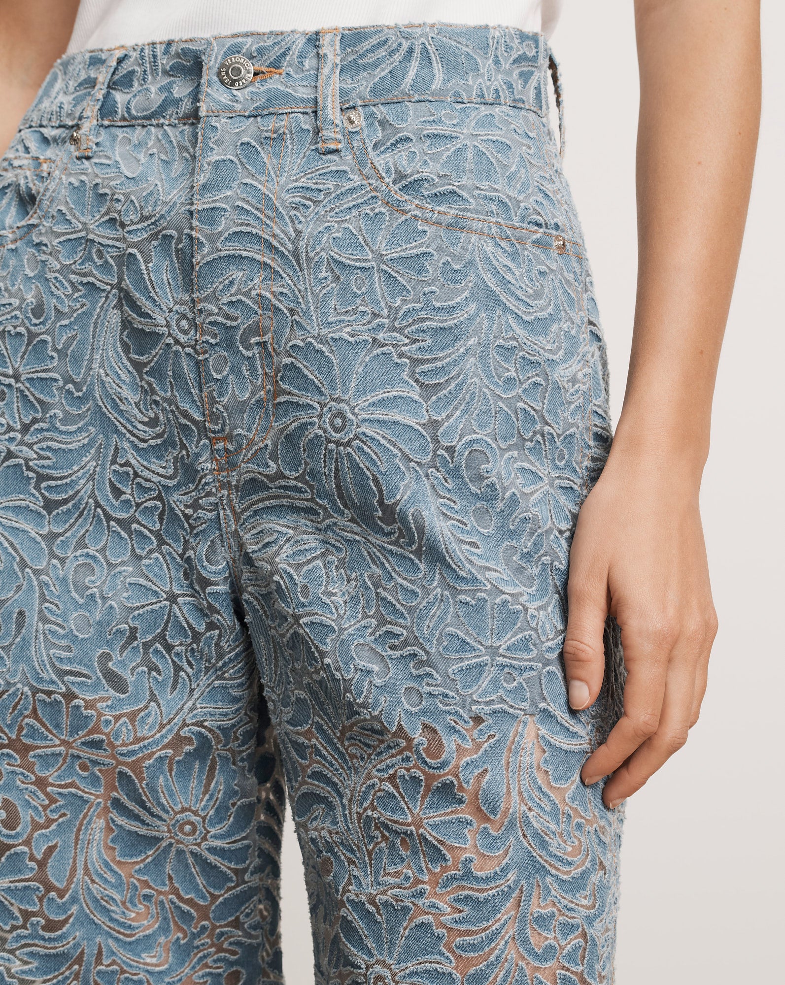 Taylor Burnout Wide-Leg Jean - Image 7