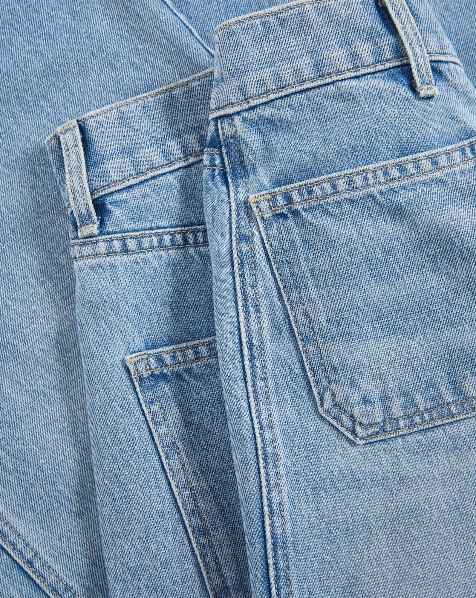 Taylor Cropped Patch-Pocket Wide-Leg Jean - Image 4