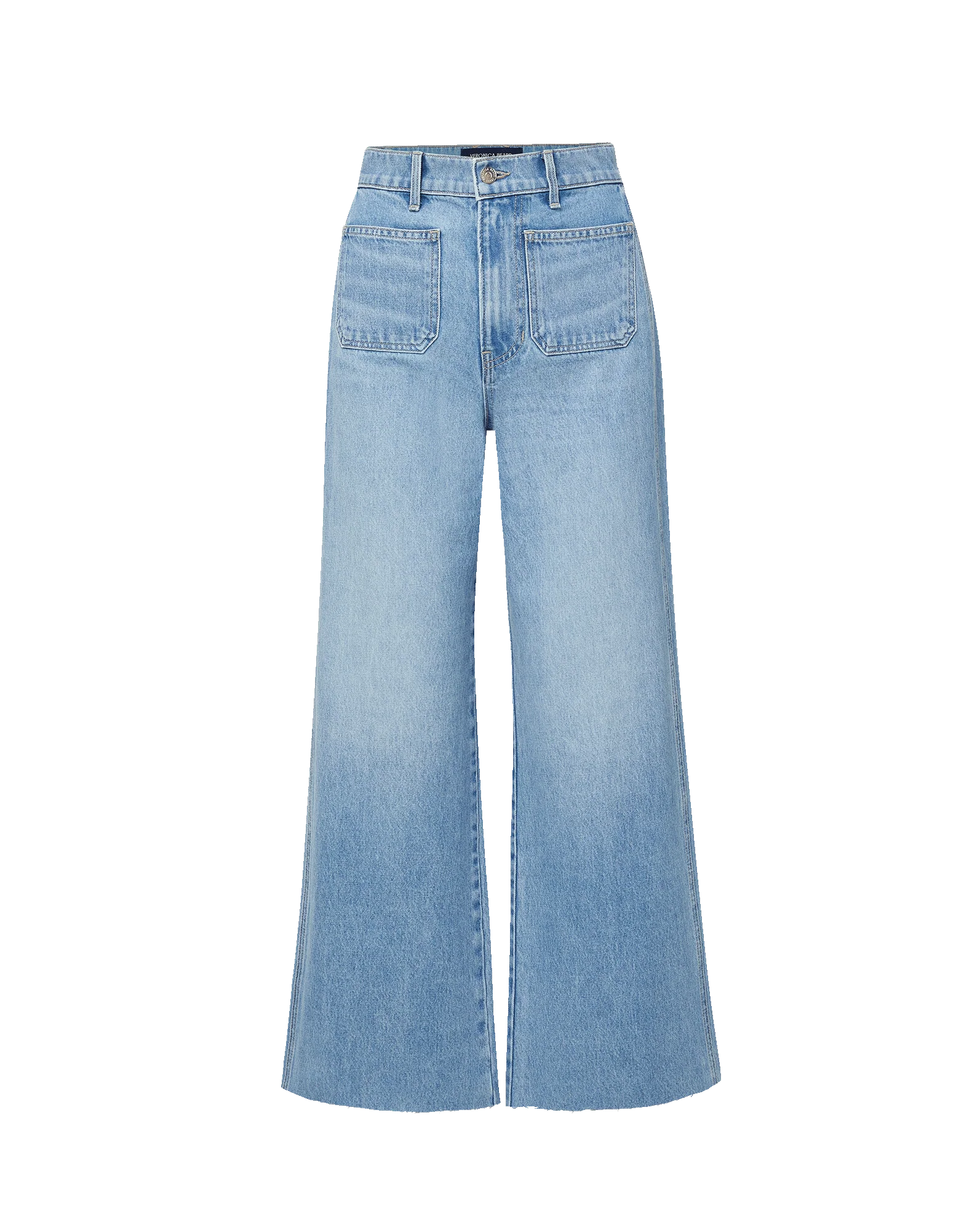 Taylor Cropped Patch-Pocket Wide-Leg Jean - Image 6