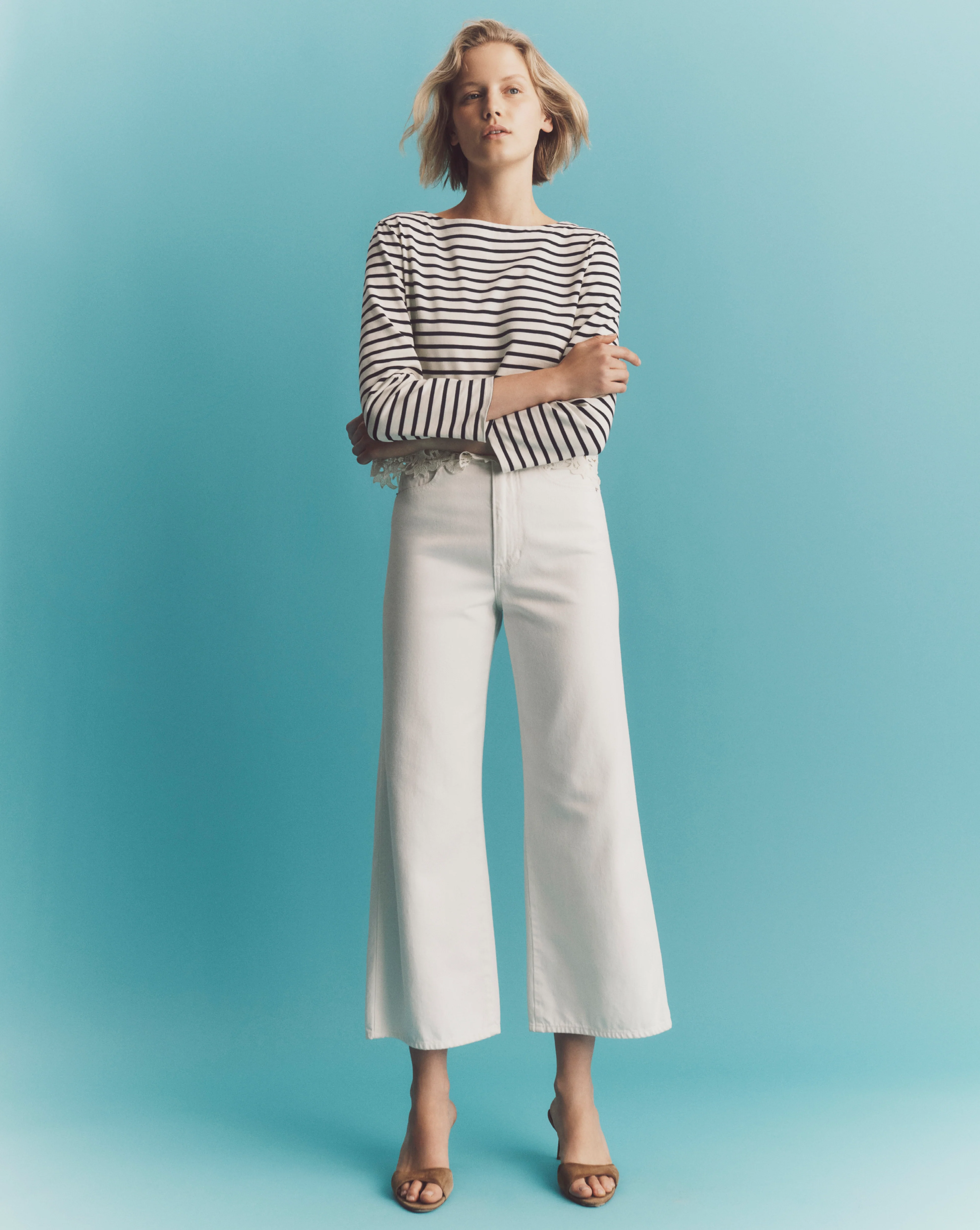 Taylor Cropped Wide-Leg Jean - Image 6