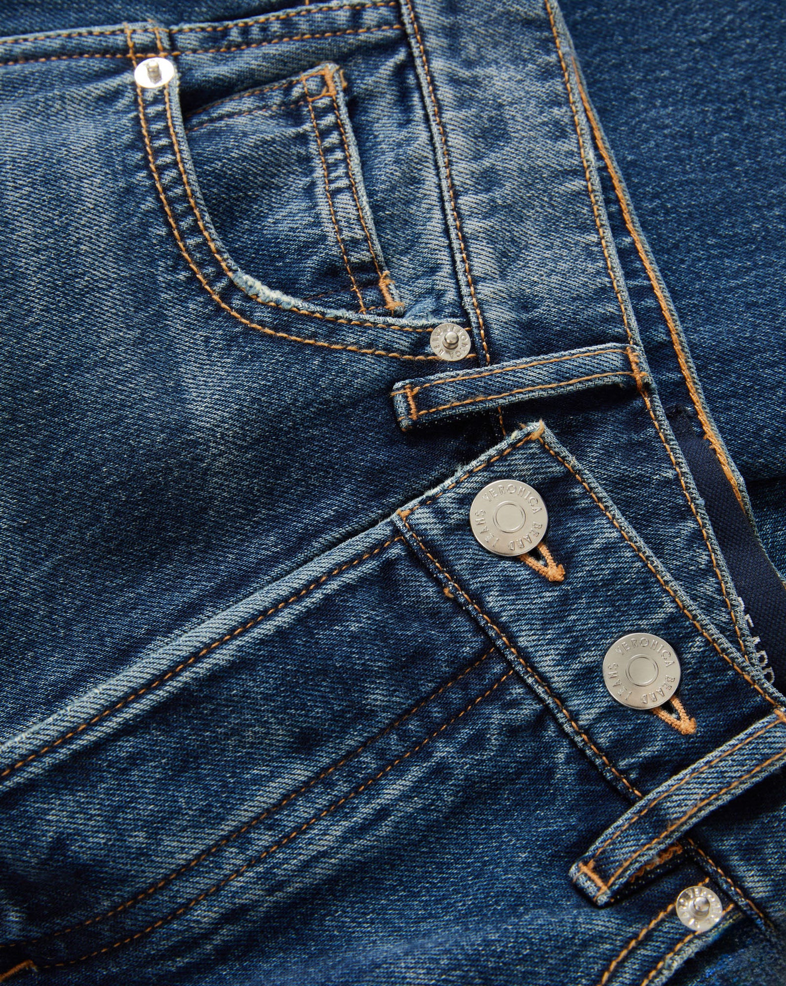 Taylor Crossover-Waistband Wide-Leg Jean - Image 4