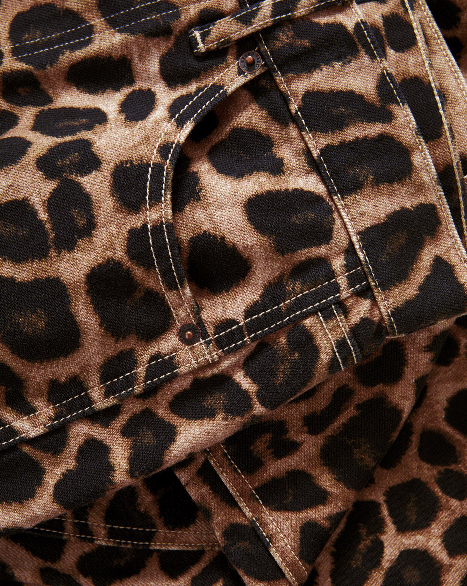 Taylor Leopard Wide-Leg Jean - Image 3