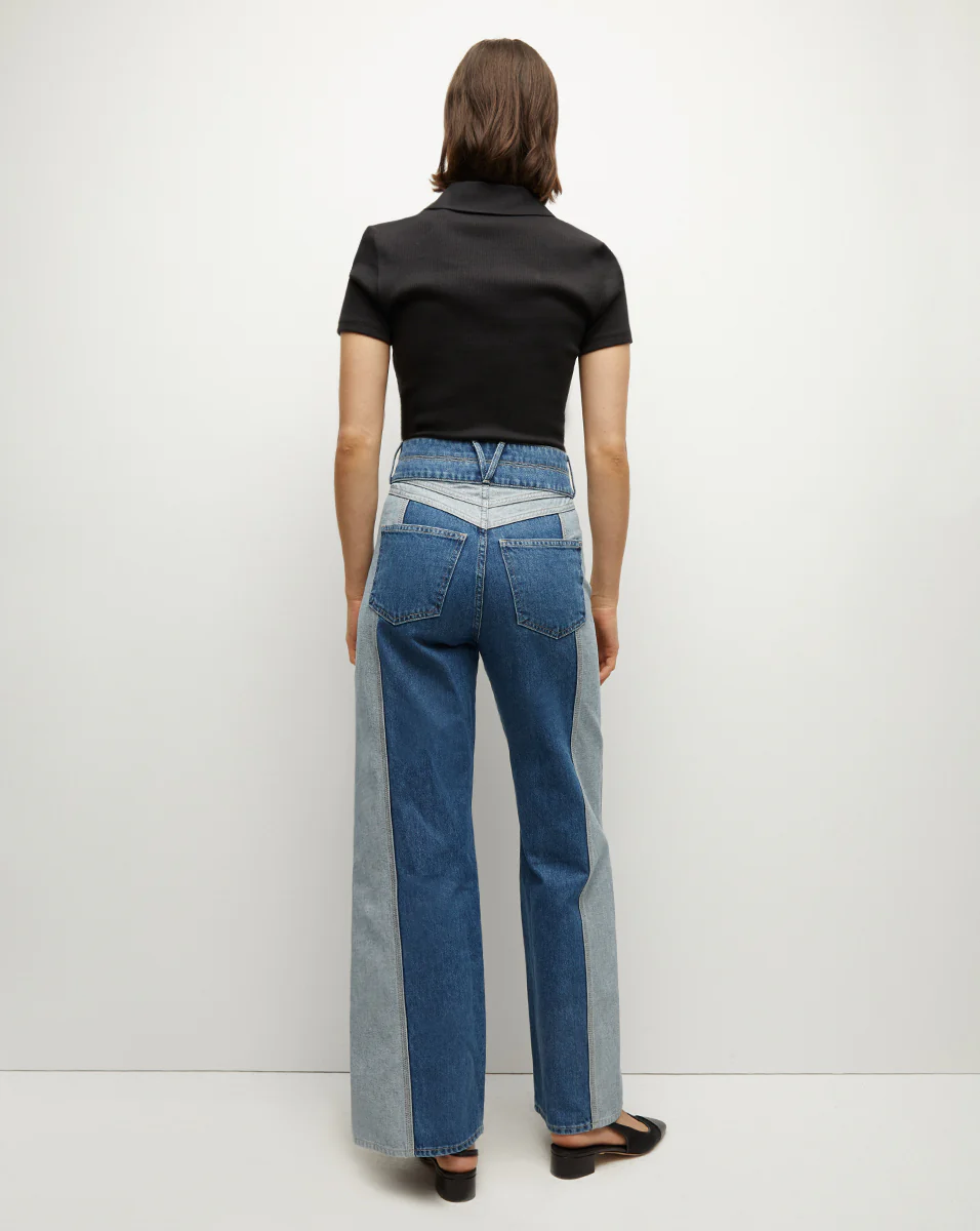 Taylor Two-Tone Wide-Leg Jean - Image 3