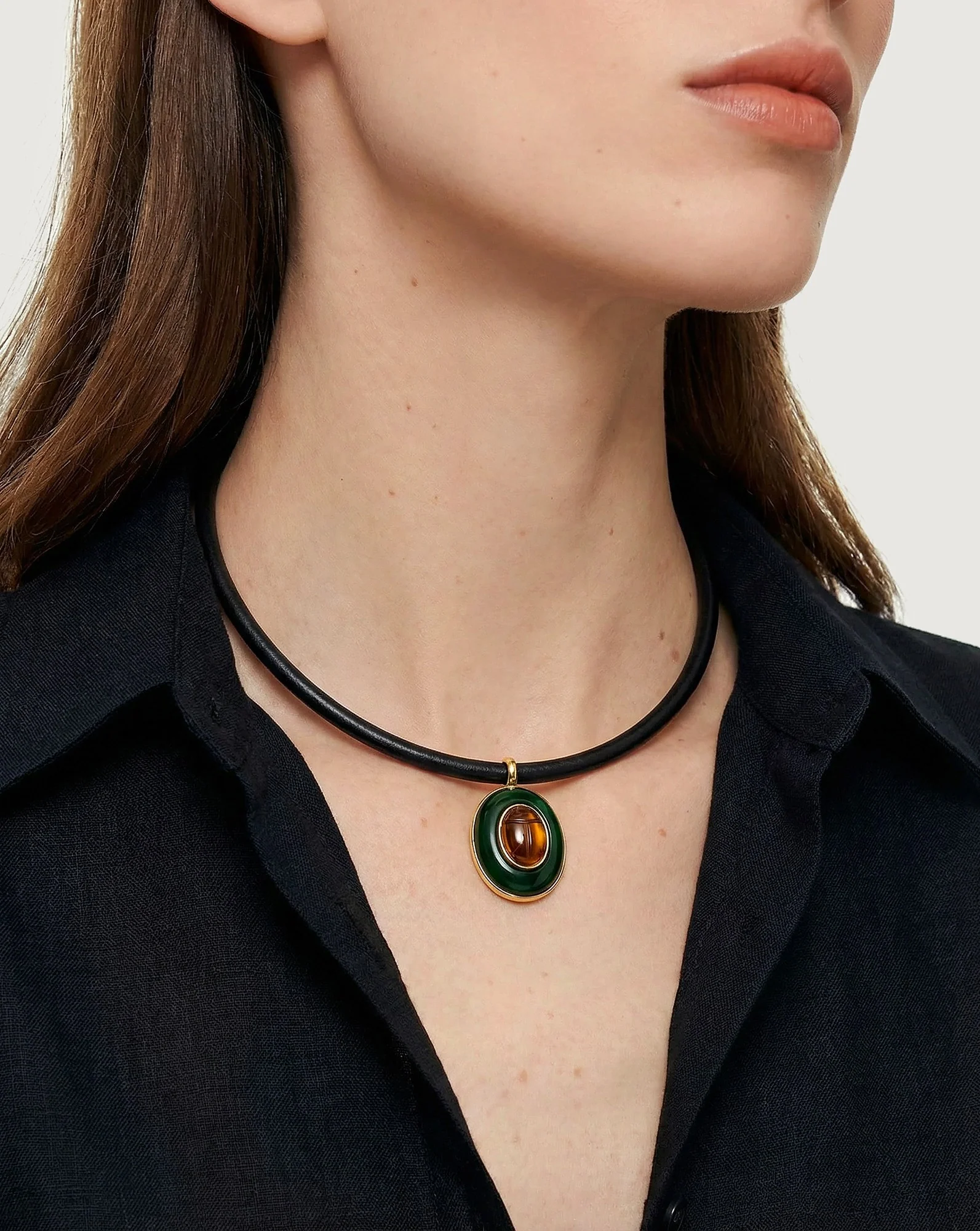 Tiger’s Eye Pendant Necklace - Image 2