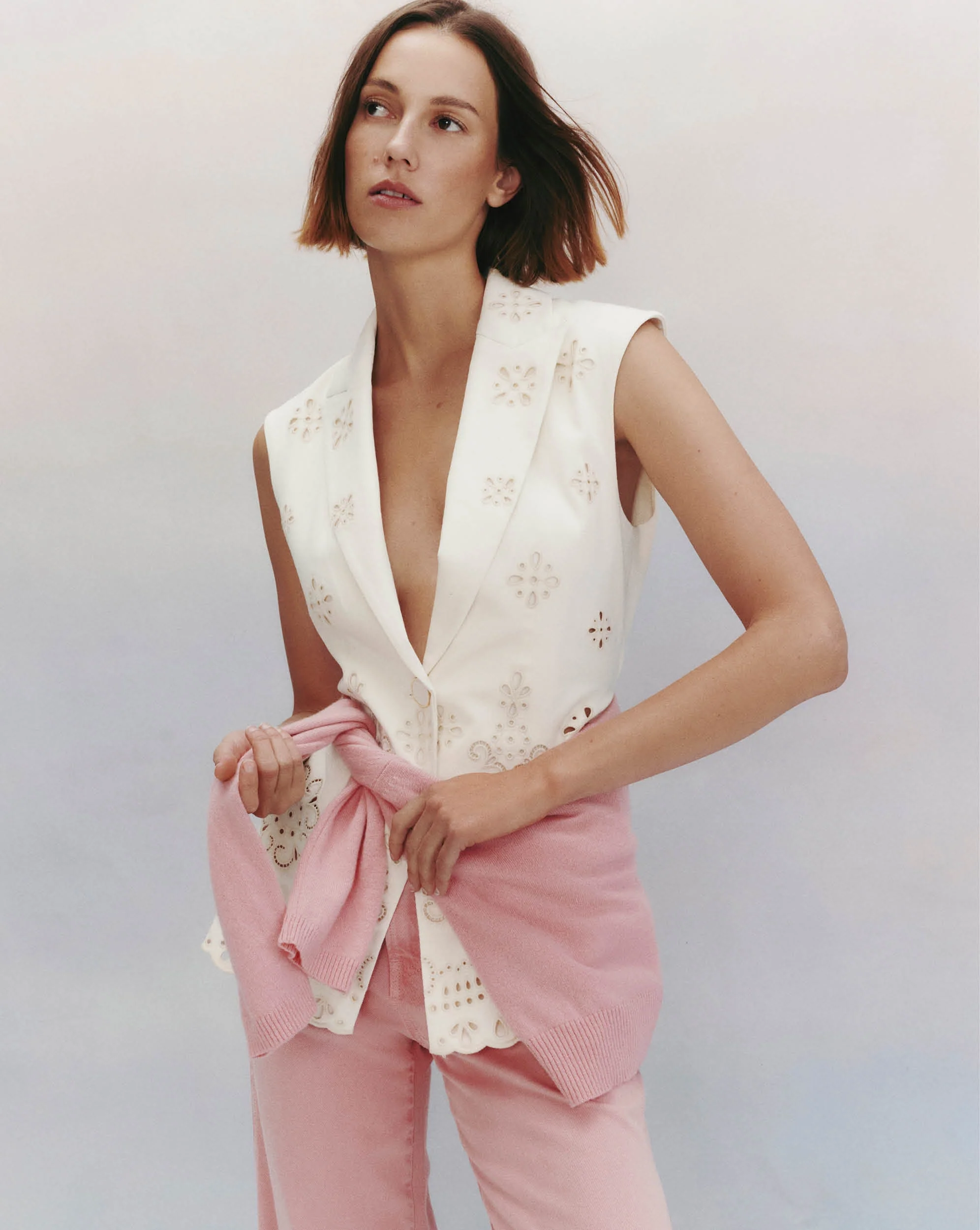 Townes Eyelet Vest - Image 7