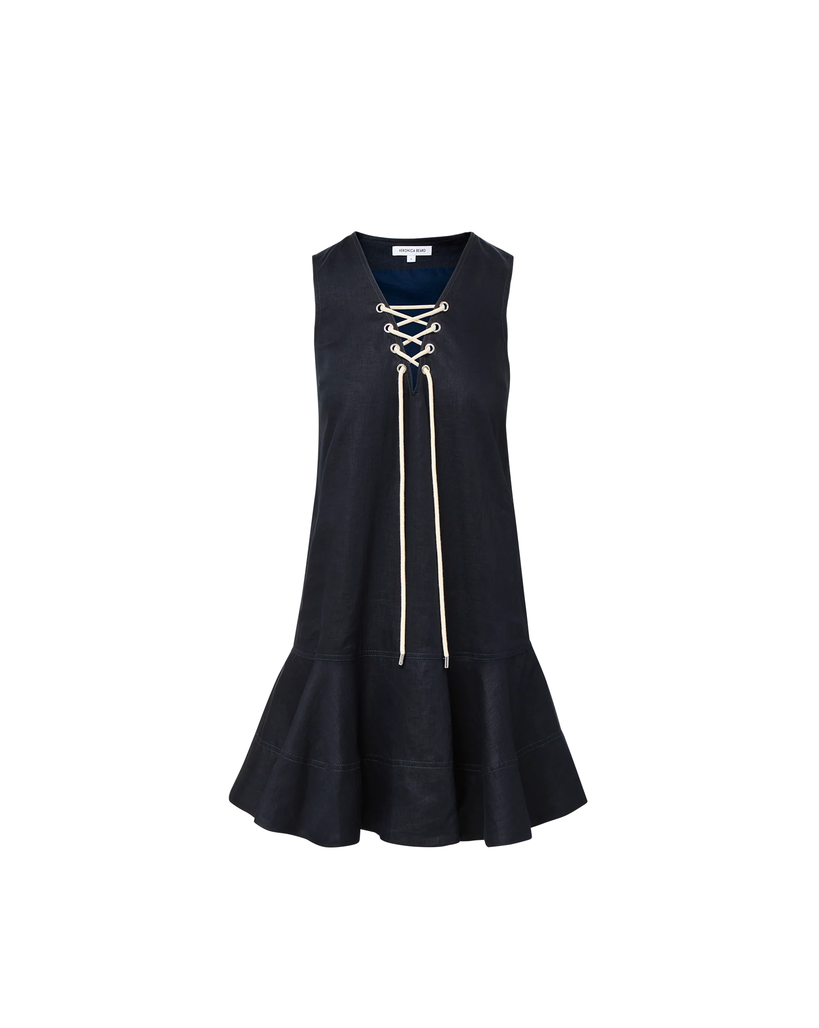 Treena Linen Mini Dress - Image 6