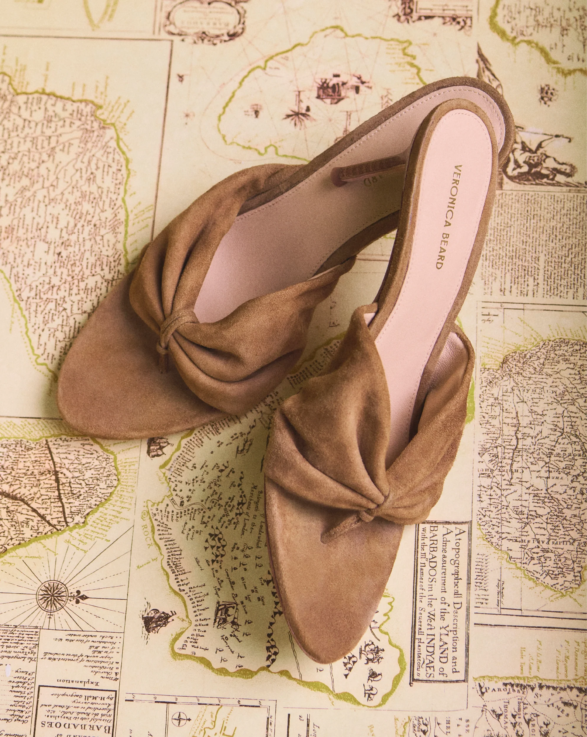 Tullia Suede Mid-Heel Sandal - Image 6