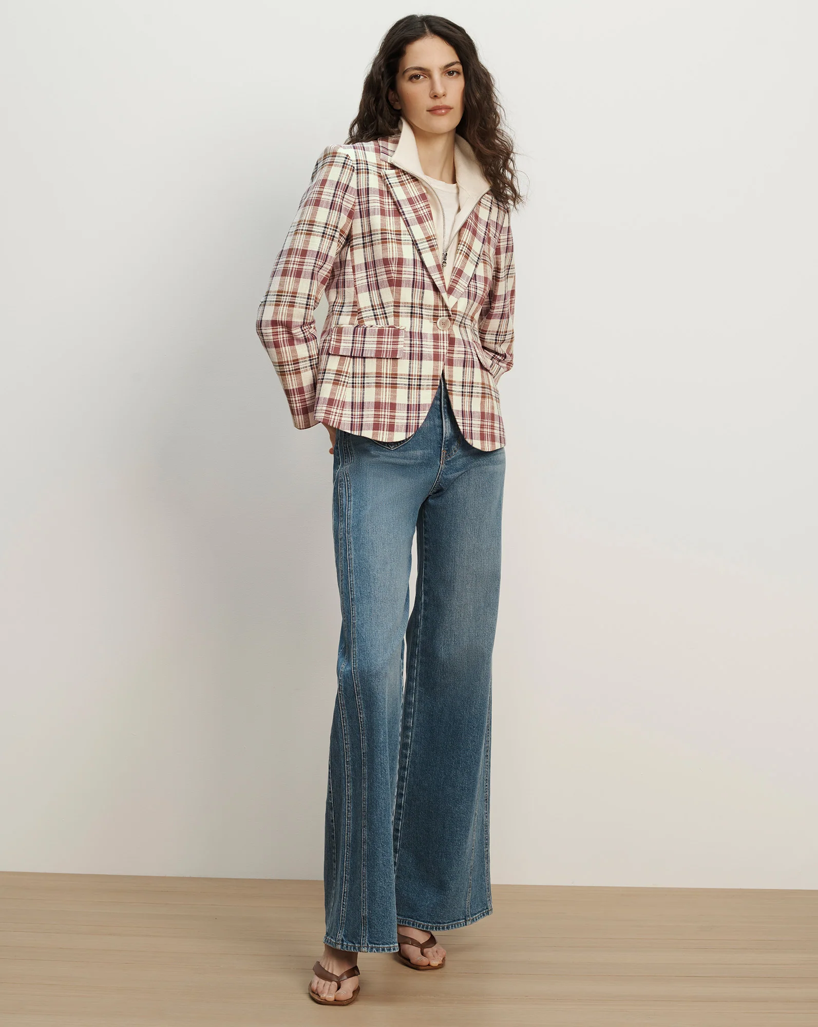 Tyra Plaid Dickey Jacket - Image 3