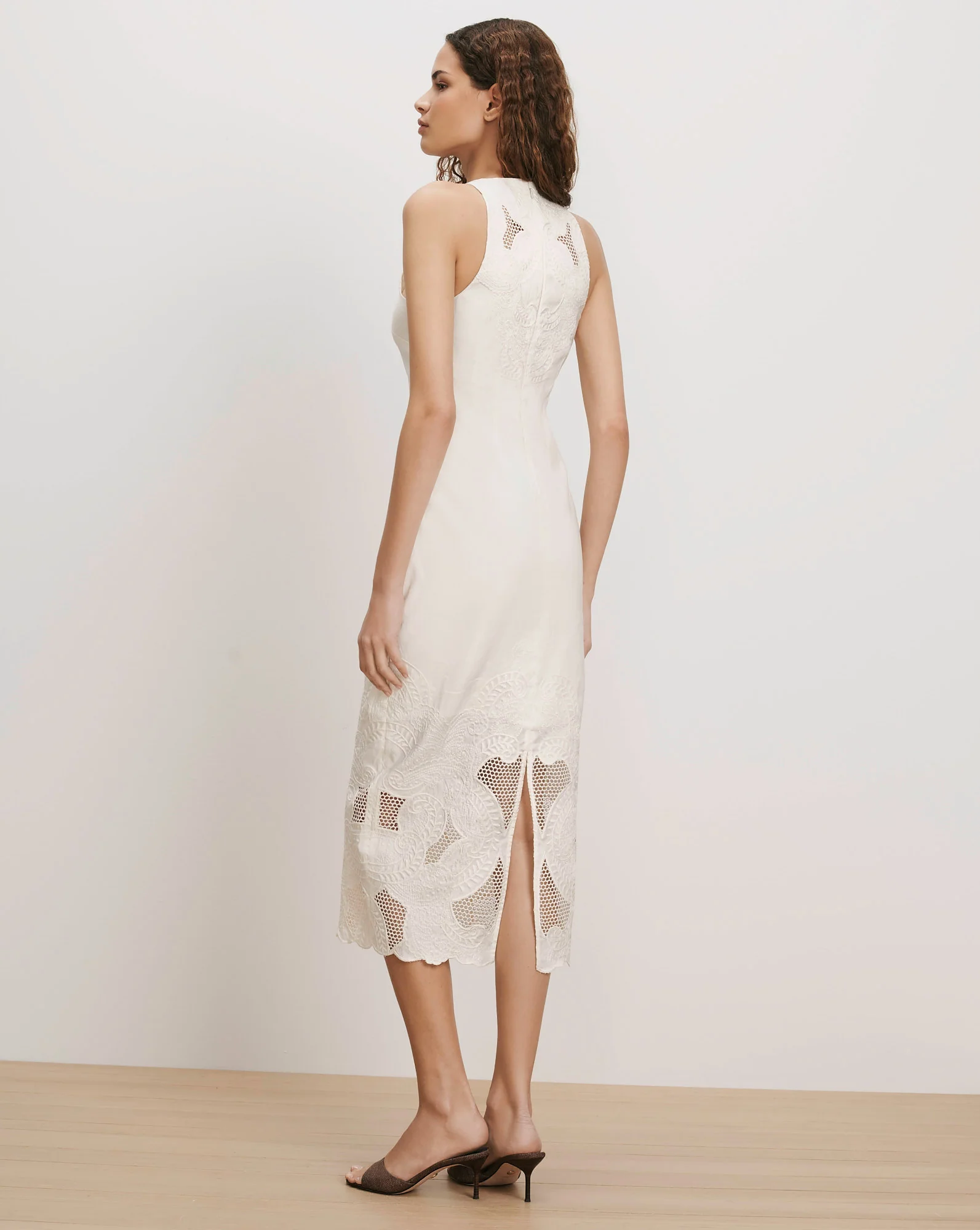 Upten Eyelet Midi Dress - Image 3