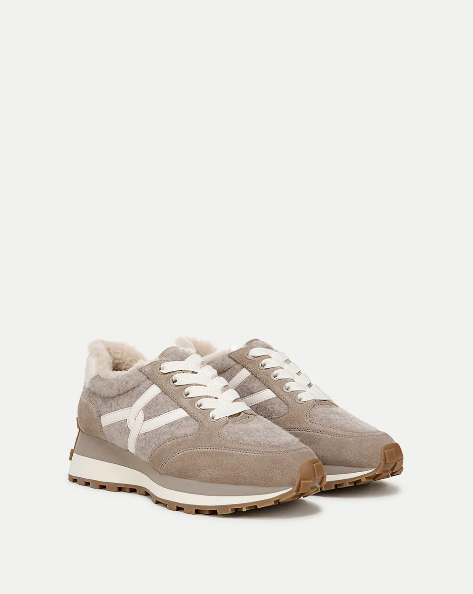 Valentina Shearling Sneaker - Image 3