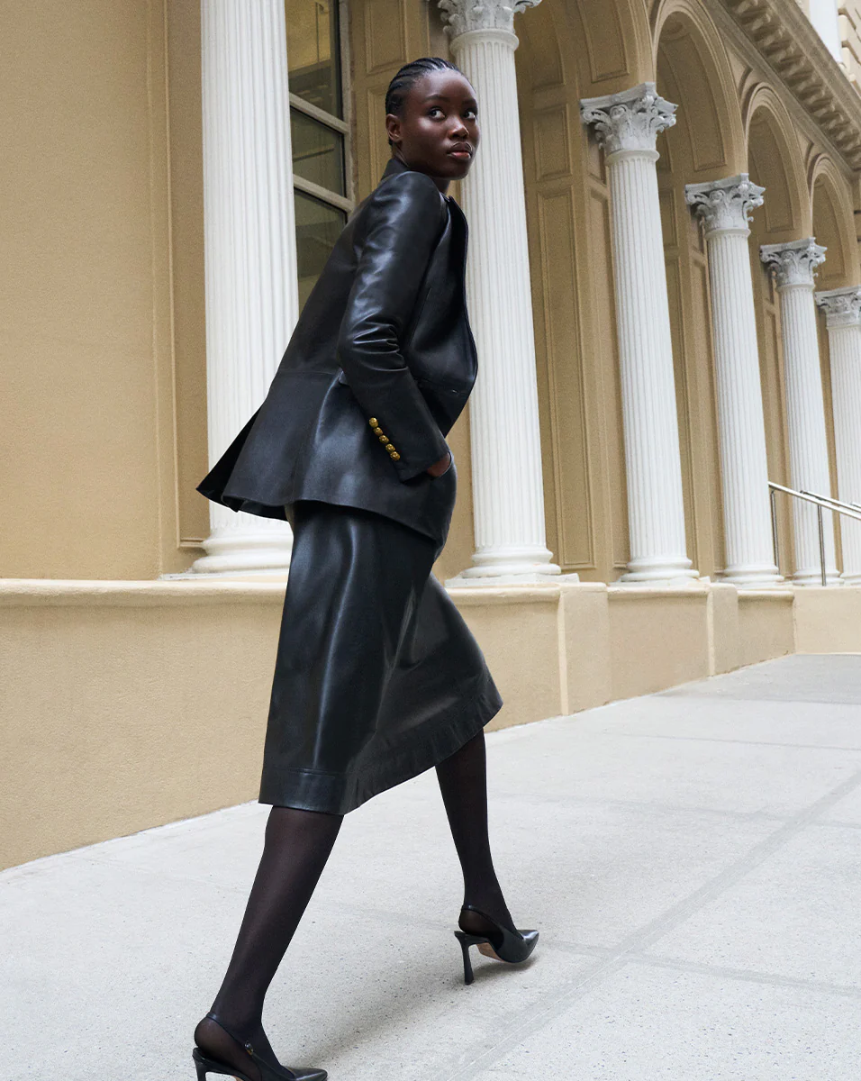 Vega Leather Dickey Jacket - Image 7