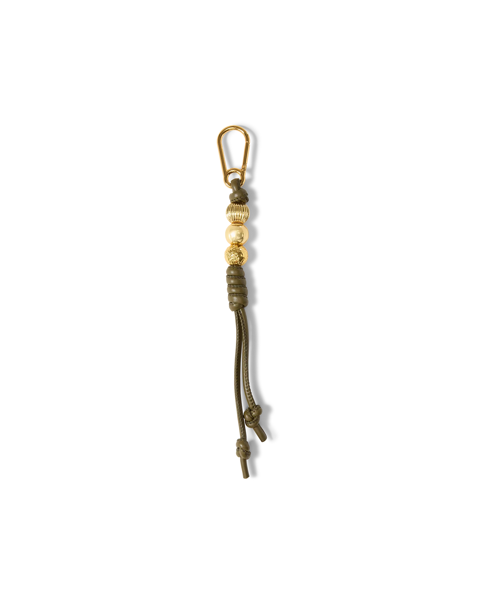 Vegan Leather Beaded Bag Charm - Image 4