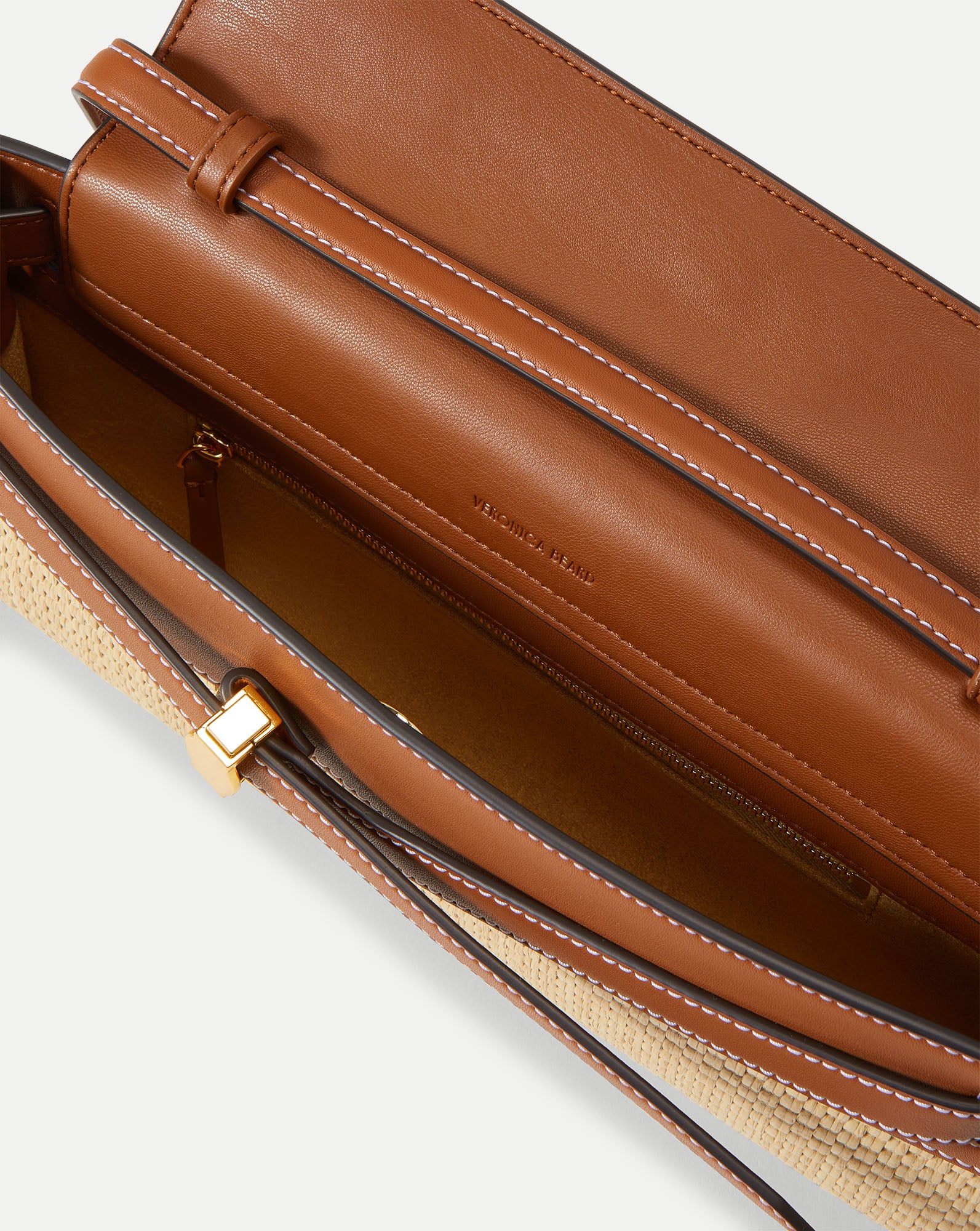 Veronica Beard Raffia Dash Clutch - Image 4
