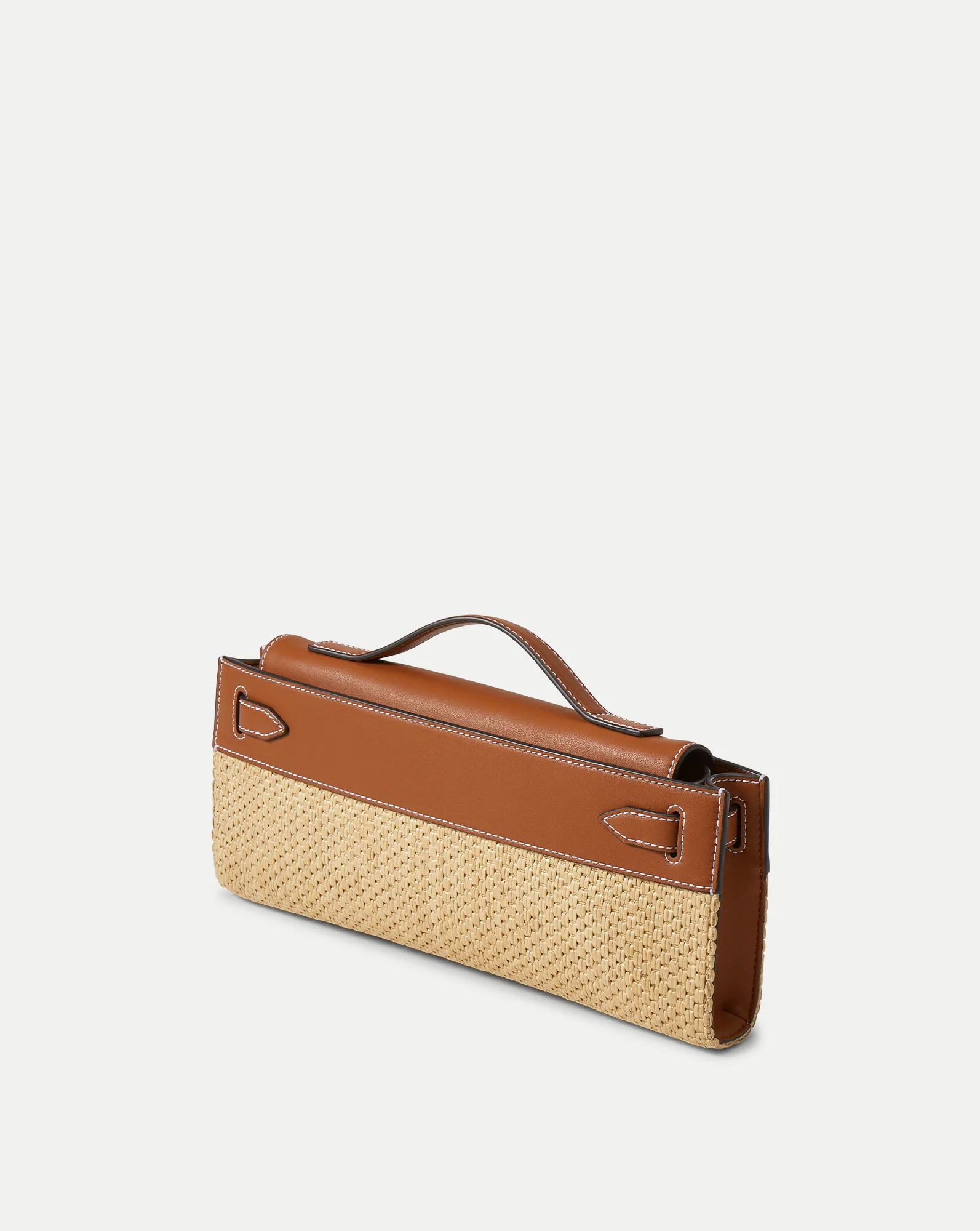Veronica Beard Raffia Dash Clutch - Image 5