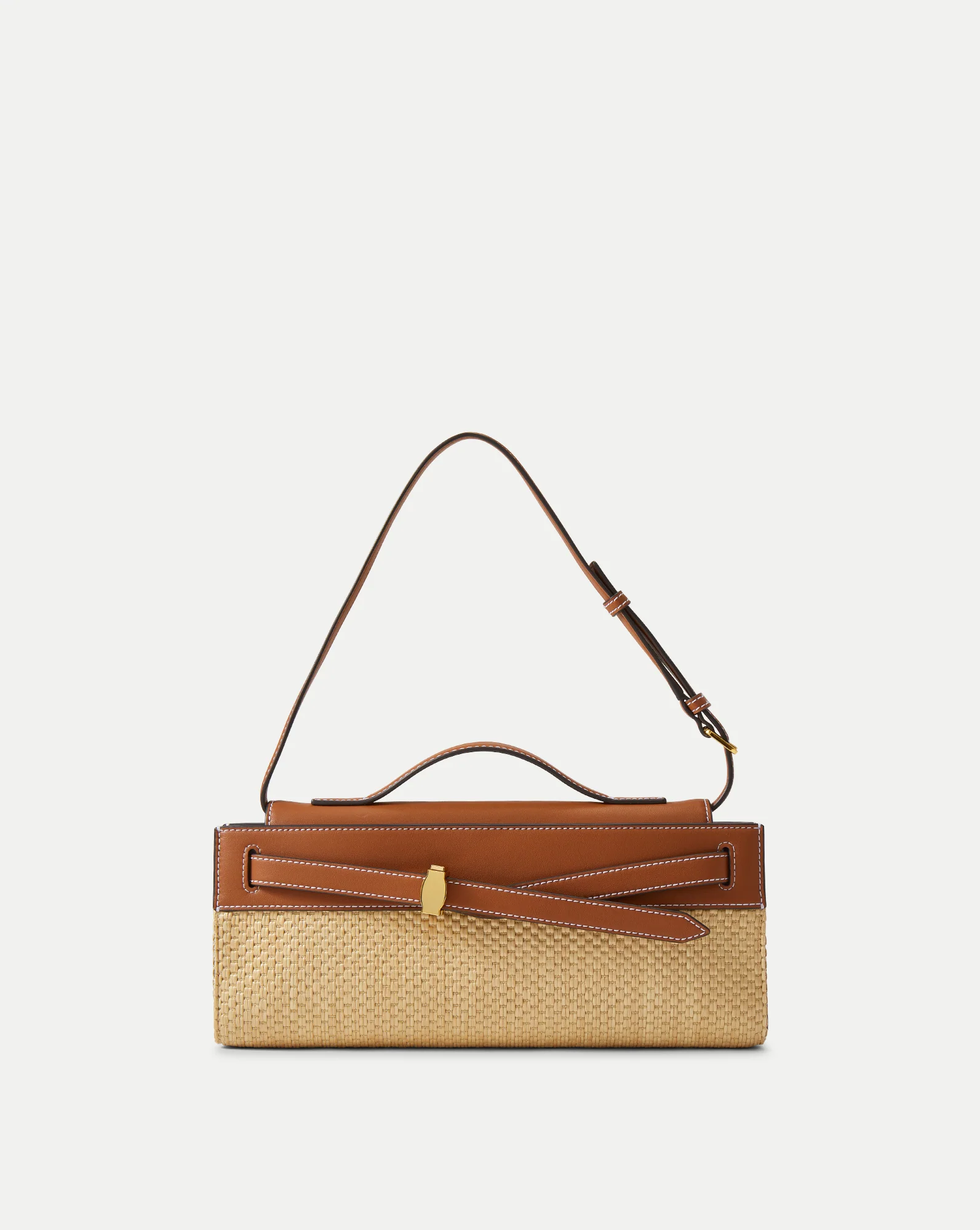 Veronica Beard Raffia Dash Clutch - Image 7