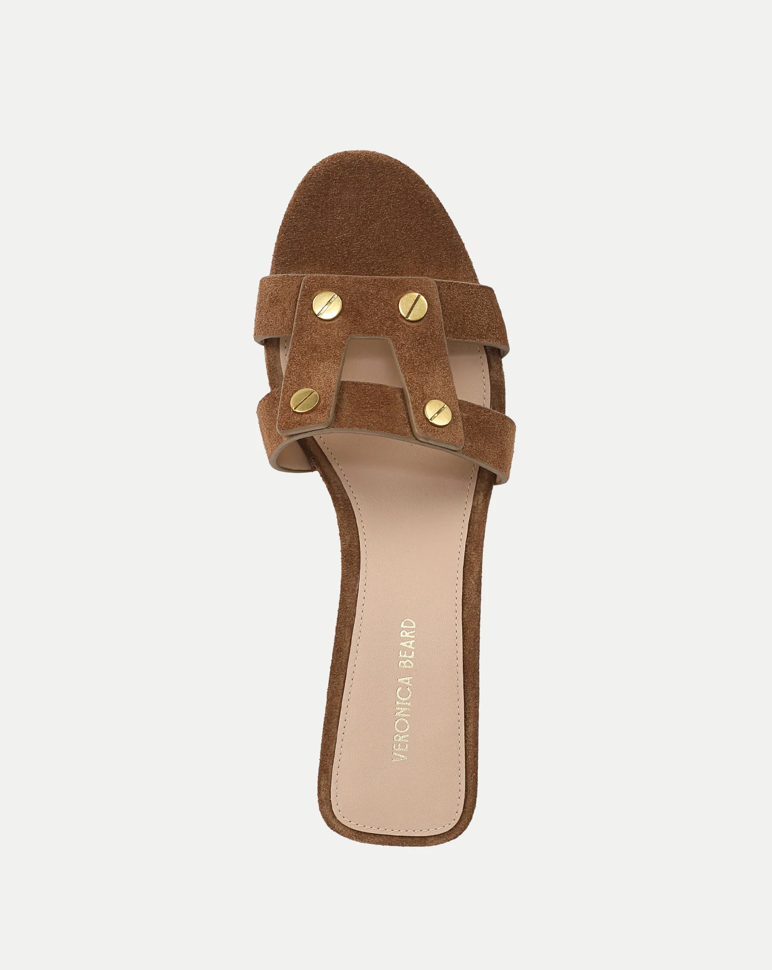 Via Suede Mid-Heel Sandal - Image 4