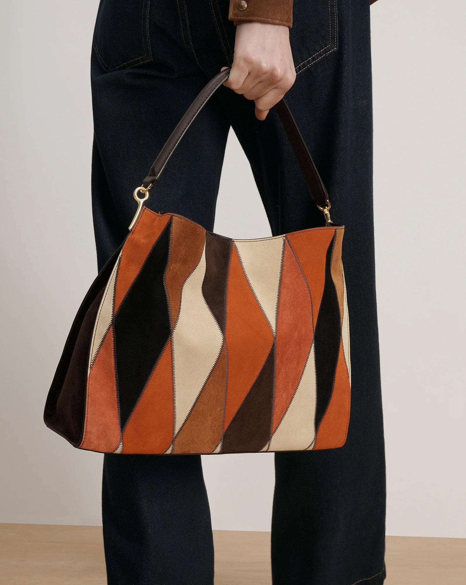 Vida Patchwork Shoulder Bag - Image 2