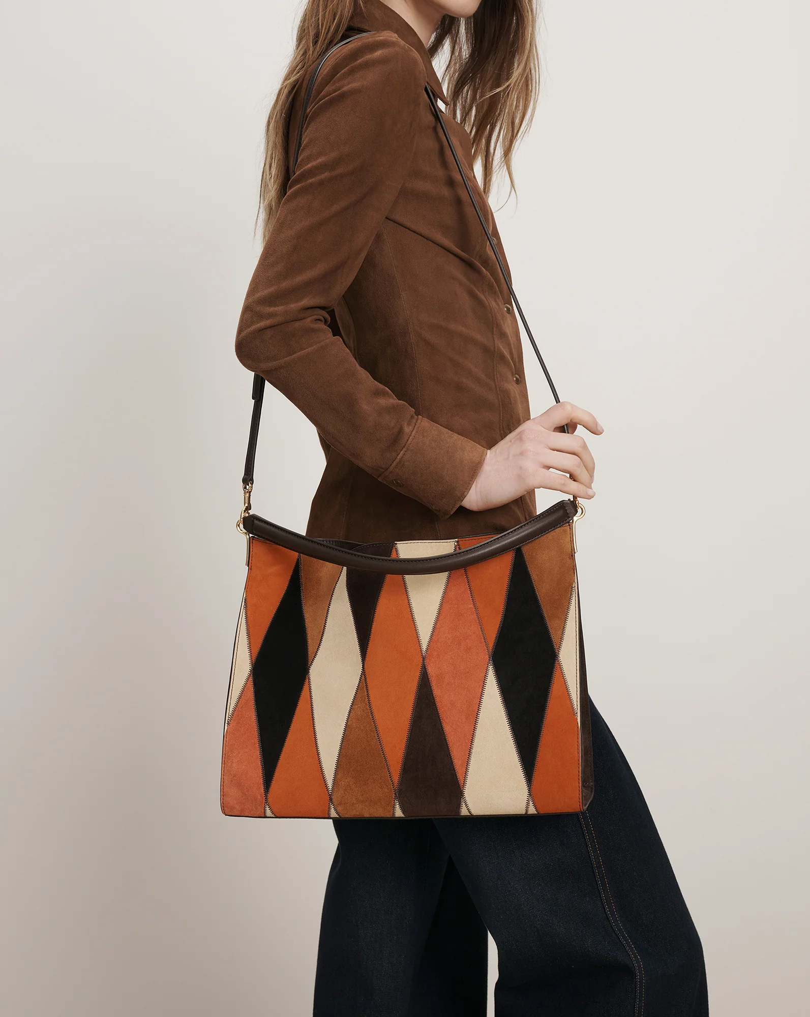 Vida Patchwork Shoulder Bag - Image 7