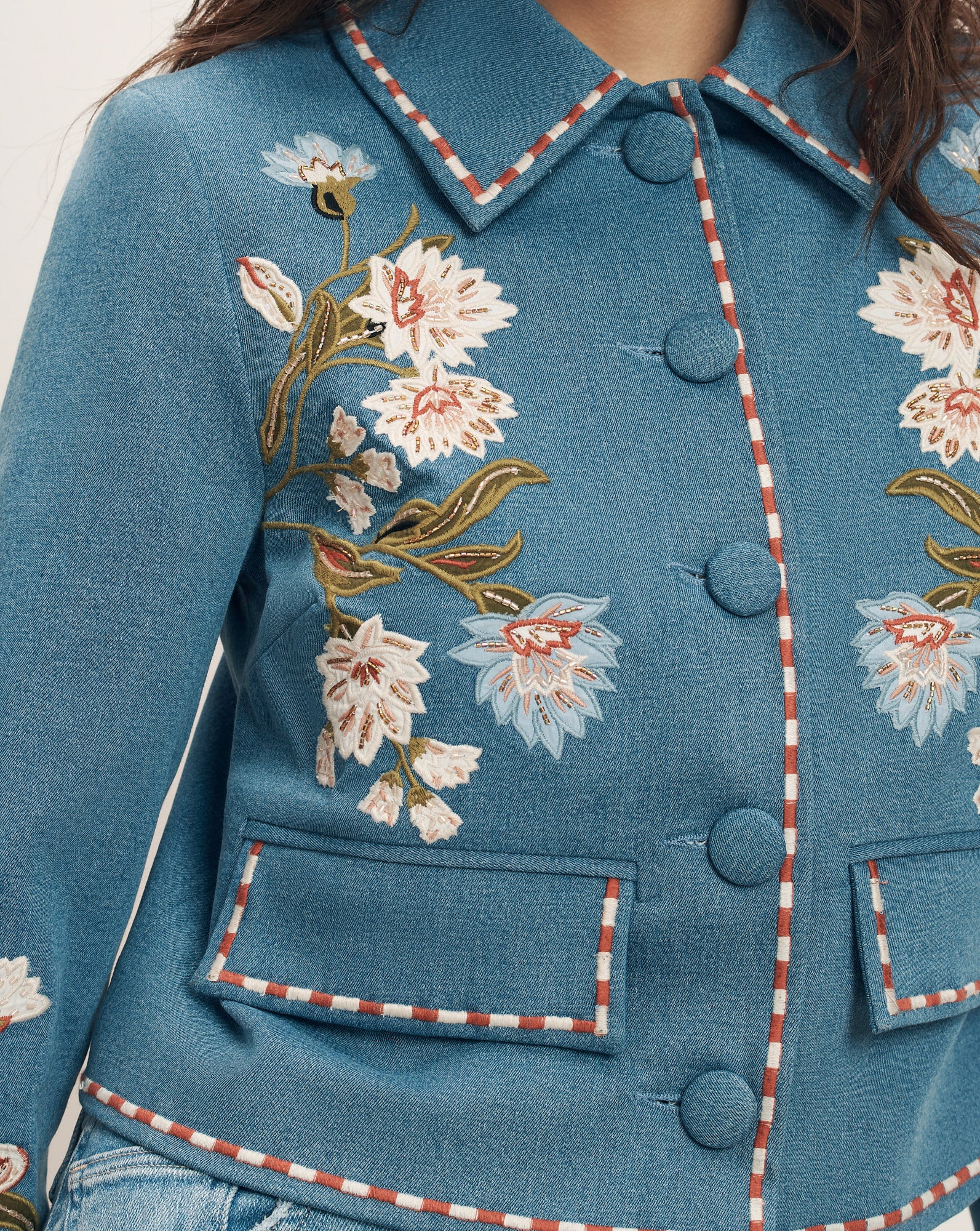 Vikaria Embroidered Jacket - Image 6