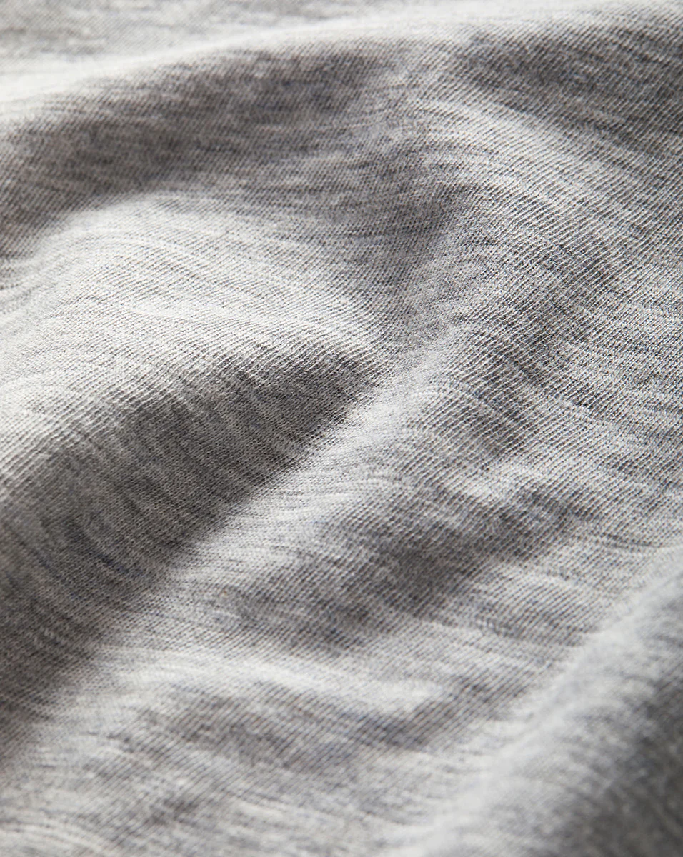 Waldorf Ruched-Sleeve Slub T-Shirt - Image 3