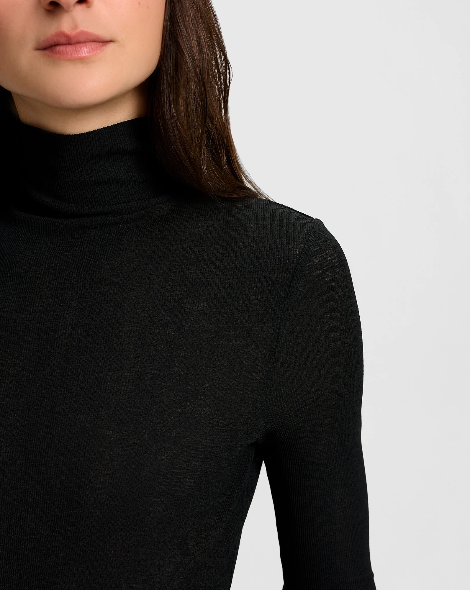 Wyeth Ribbed Turtleneck Top - Image 5