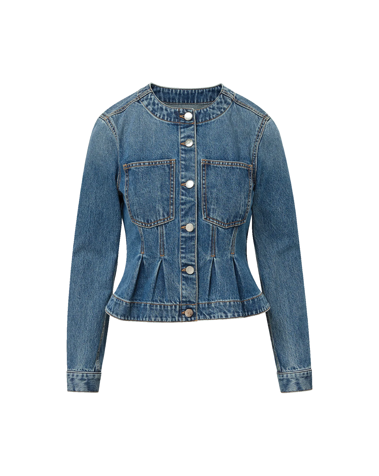 Zahara Peplum Denim Jacket - Image 7
